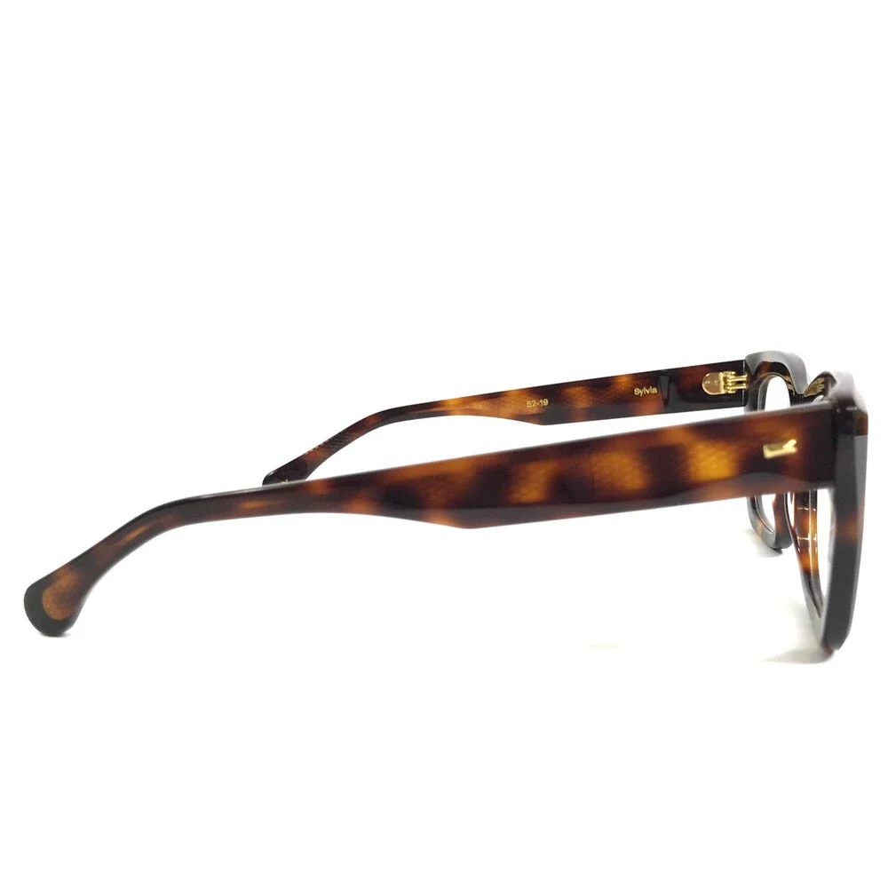 Alfred Kerbs Eyeglasses Frames SYLVIA HV Havana Tortoise Cat Eye 52-19-143